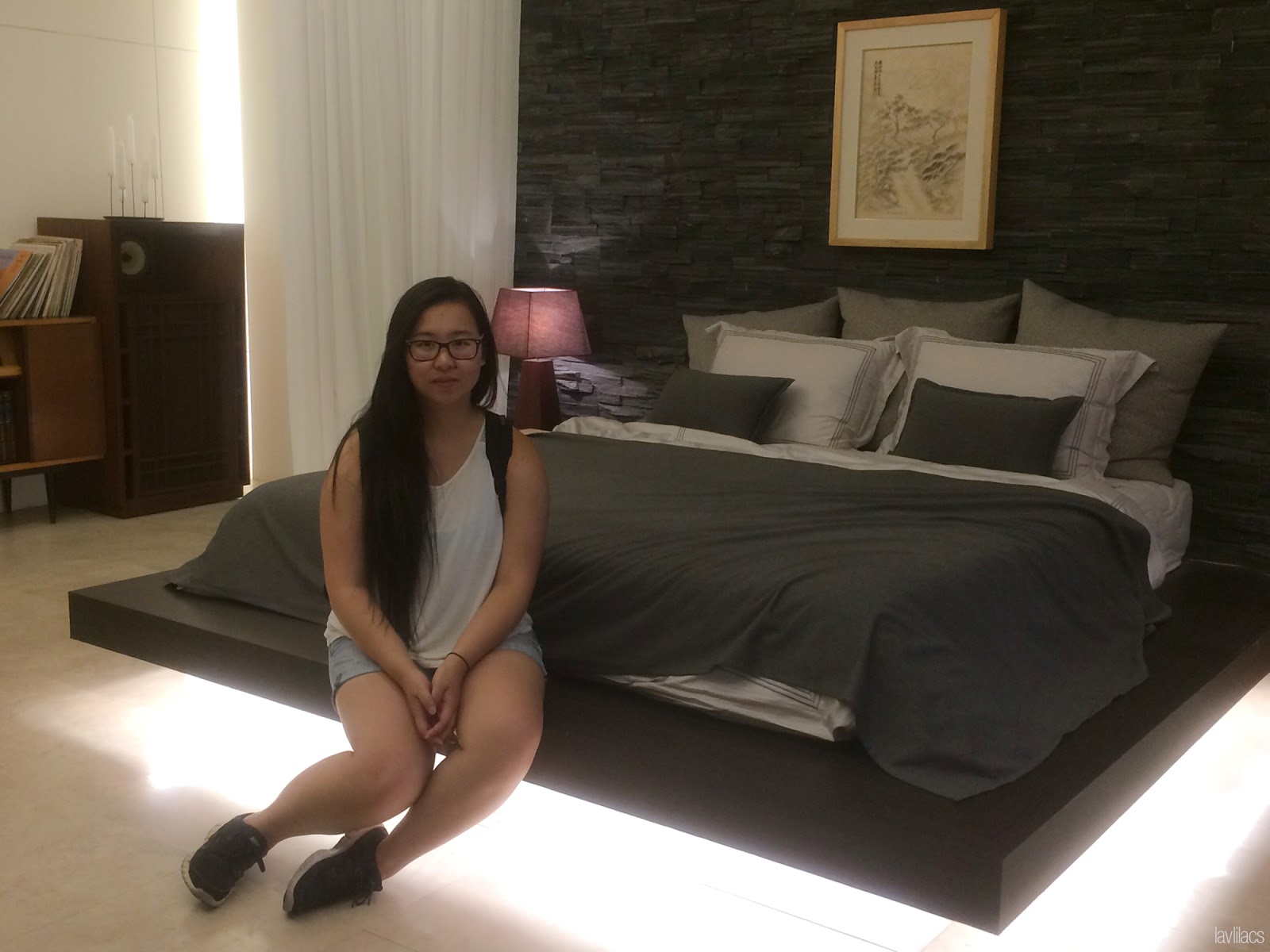 Seoul, Korea - Summer Study Abroad 2014 - Dongdaemun Design Plaza DDP - SBS My Love From Another Star Exhibit - Do Min Joon's apartment bedroom