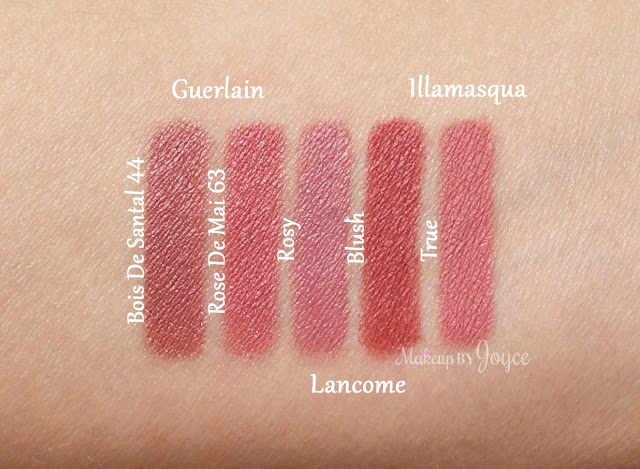 Illamasqua Lip Slick Stick Lip Liner True Swatches