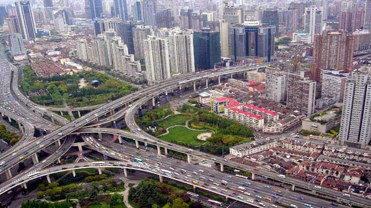 Puxi Viaduct Shanghai
