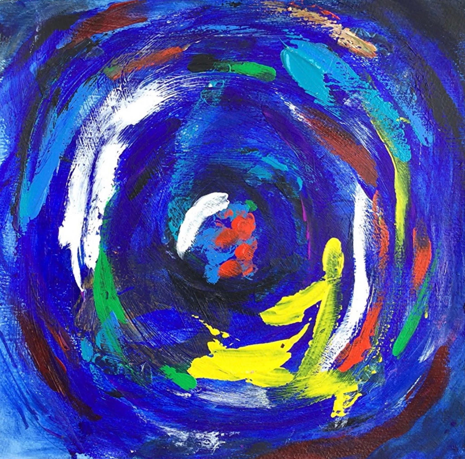 Abstract Artists International Acrylic Painting, Abstract