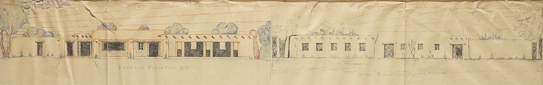 Conceptual Elevations for Concession and Bath House- May 1939