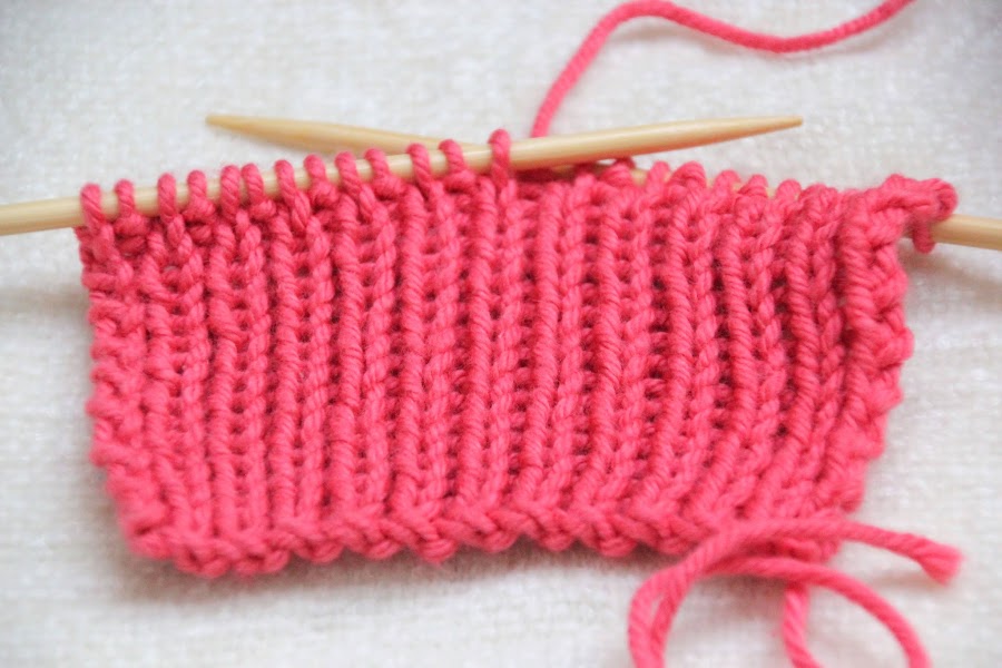 APRENDER A TEJER CON DOS AGUJAS Punto elástico ó de patente