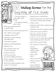 First Grade Centers and More: 6 Tips for Teaching First Grade Writing