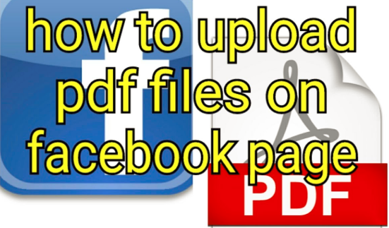 Can I Upload A Pdf To Facebook