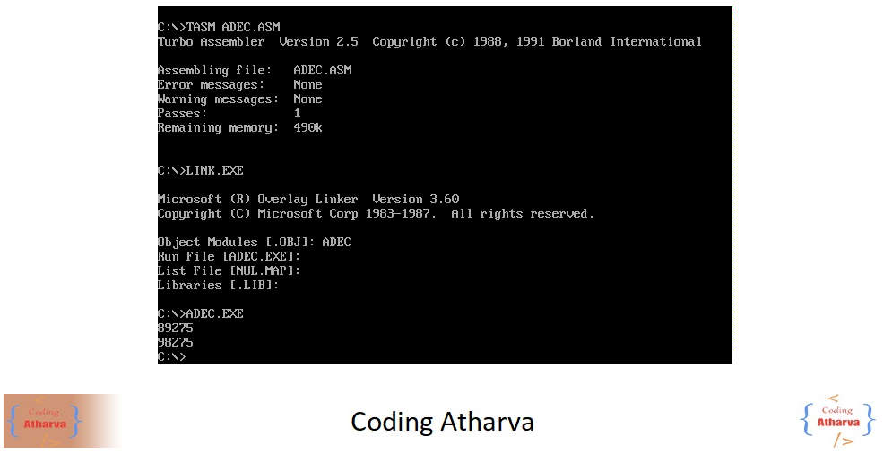 39 Program to sort number of array in descending order in 8086 ...