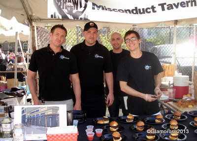 The Crew from Misconduct Tavern, Philly Burger Brawl - Photo by Glamorosi