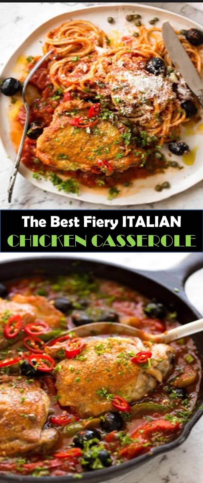 Fiery ITALIAN CHICKEN CASSEROLE 2