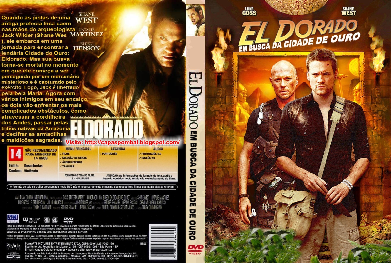Capas Filmes Aventura El Dorado 1 Em Busca da Cidade de Ouro