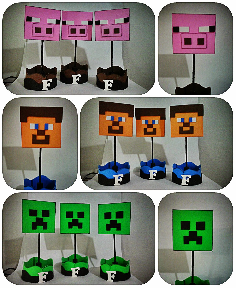Lista 105+ Foto Mesa Principal Decoracion De Cumpleaños De Minecraft Para Imprimir El último