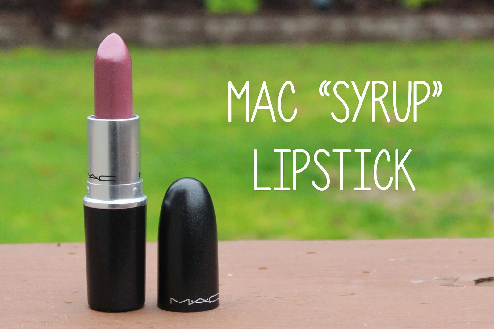 MAC "Syrup" Lipstick Swatch + Review.