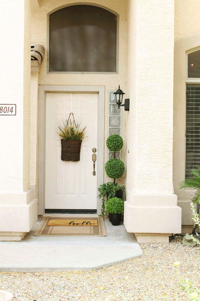 Porch Patio Makeover Curb Appeal A Stroll Thru Life