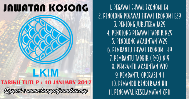 Kosong lkim jawatan Jawatan Kosong