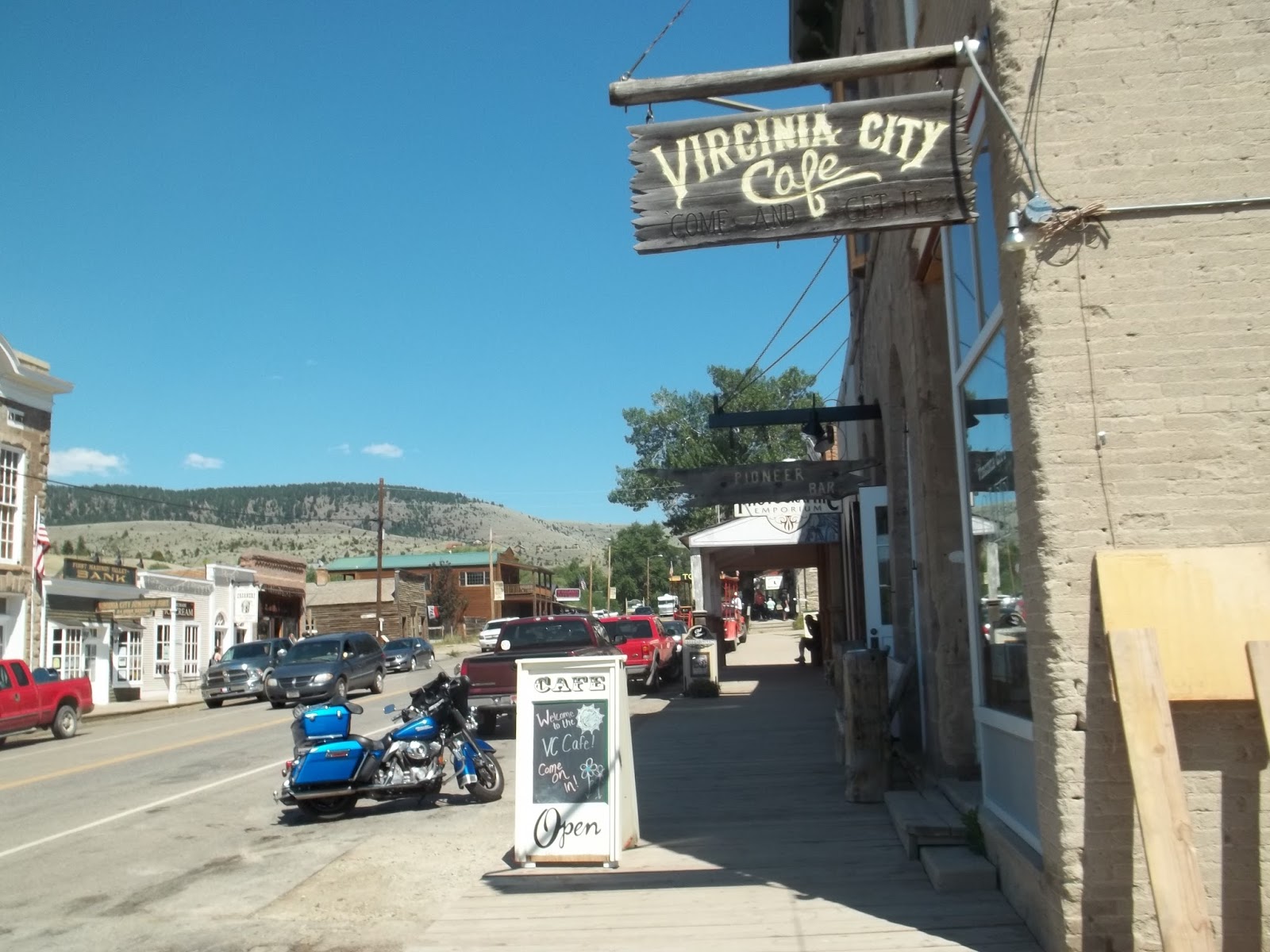 Traveling Poor Virginia City, Montana Friday July 26,2013