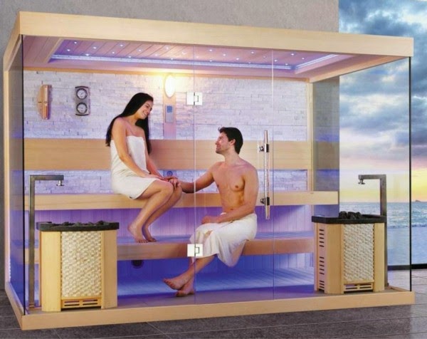 Sauna with glass front &#8211; 48 ultramodern designs!