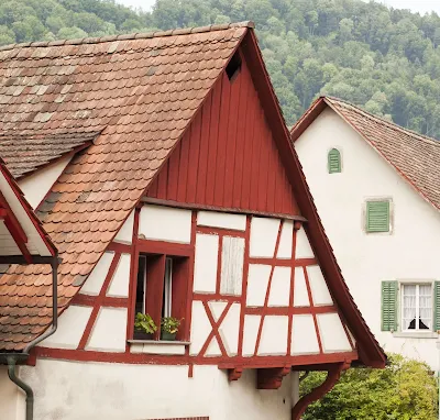 Great Places to Visit Near Zurich: Half-timbered house in Stein am Rhein