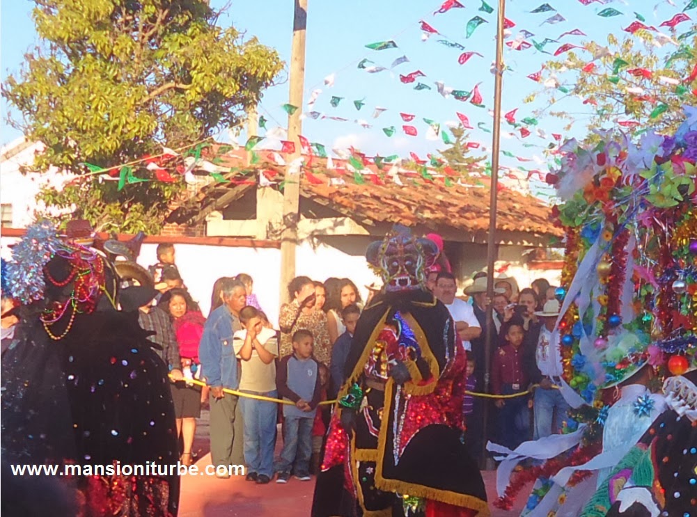 Tocuaro Masks during Fiesta de los Negritos