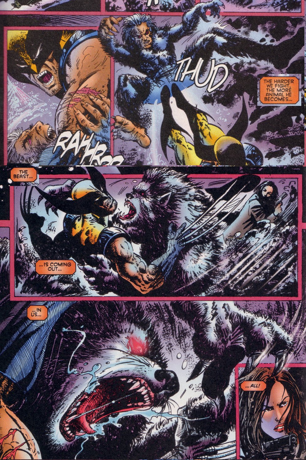 Male Transformations: Wolverine Annual 97 (Werewolf 