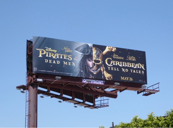 Pirates Caribbean Dead Men Tell No Tales billboard