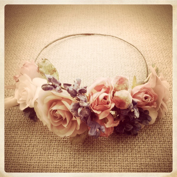 Le Corona de flores vintage