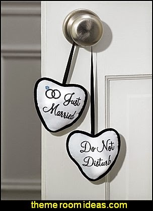 Satin Do Not Disturb Door Hanger Wedding decorations - bridal bouquets - wedding themes - wedding decorating props - wedding supplies - wedding dress for bride - favor boxes - bridal veils - Satin Do Not Disturb Door Hanger