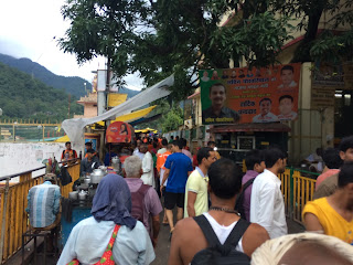 Rishikesh market on Ganga Savan Hindi Shiva Festival When to Travel