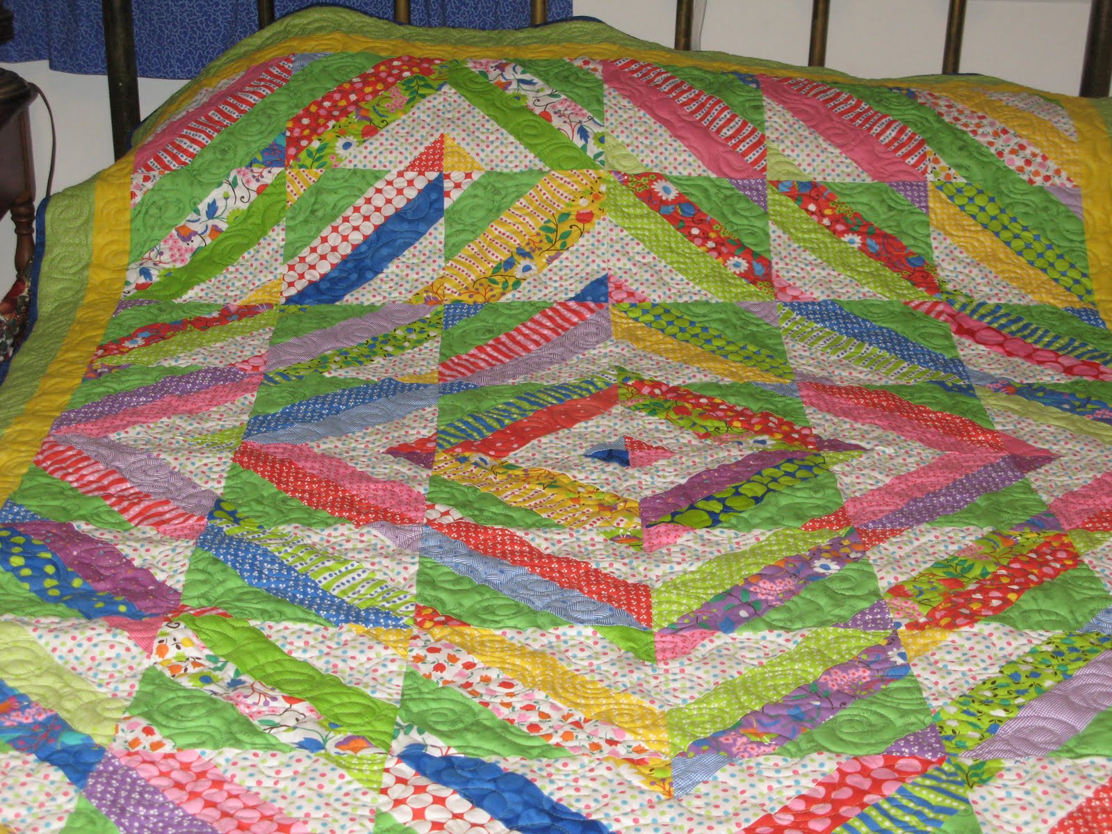 Life is like a patchwork quilt MAQ Class Quilt DONE