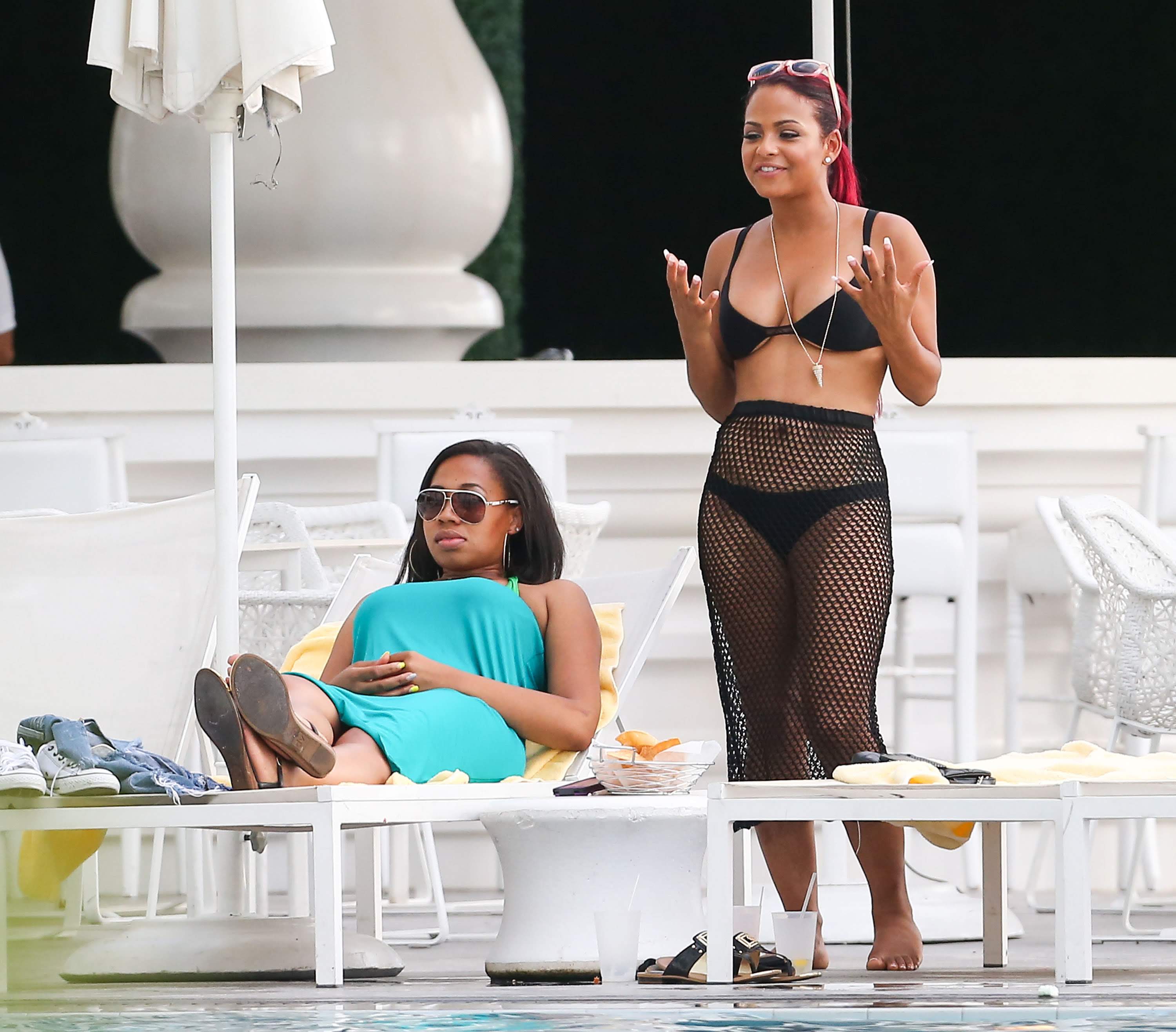 Christina milian smoking