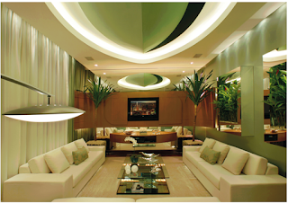 Desain Interior Ruang Tamu Warna Hijau Modern Semi Mewah Sederhana Desain Interior Ruang Tamu Warna Hijau Modern Semi Mewah Sederhana