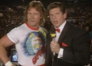 WWF / WWE - SUMMERSLAM 1990: Vince McMahon and Rowdy Roddy Piper hosted the event