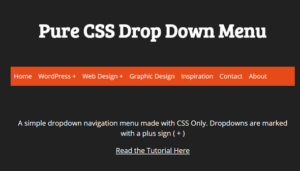 CSS3 Navigation Menu Tutorials for Web and Mobile