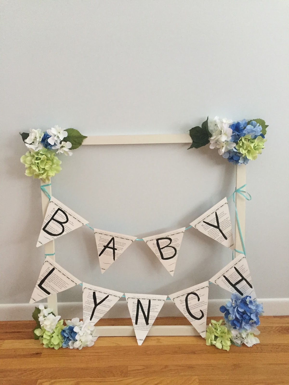 Drew Danielle Design: DIY Baby Shower Banner