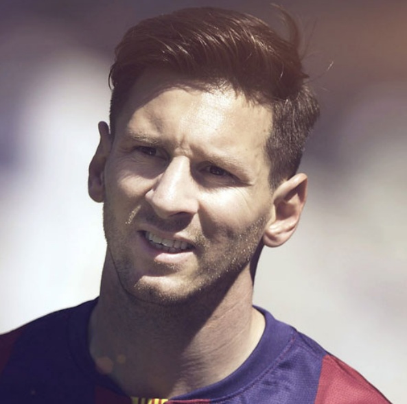 Lionel Messi Los peinados de la