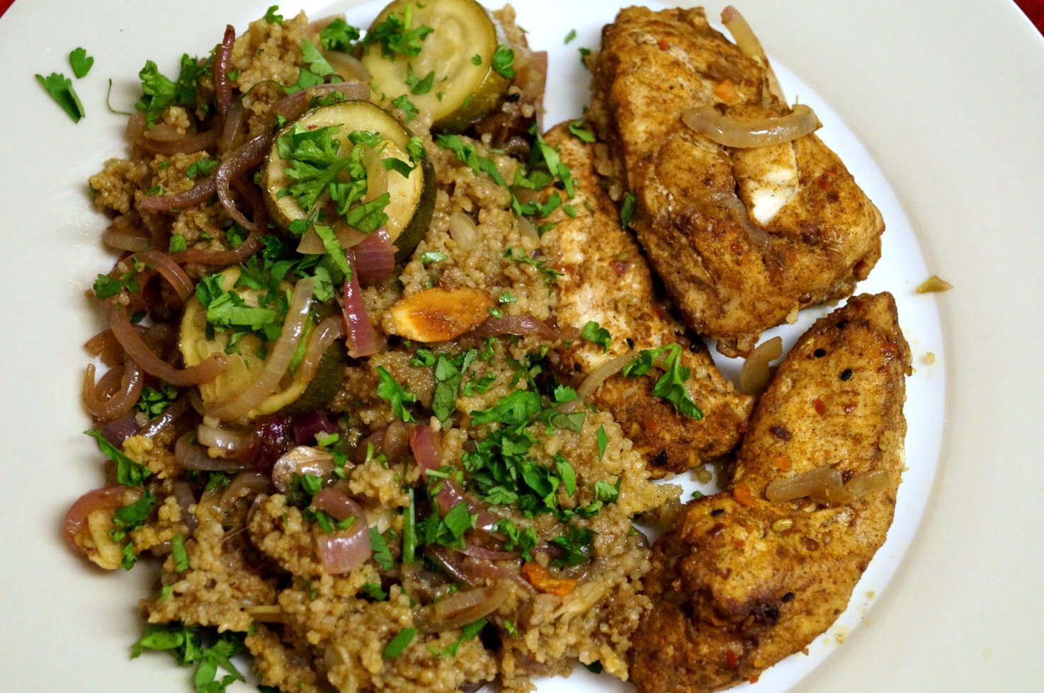Jenny Eatwell's Rhubarb & Ginger Ras al Hanout Chicken & Date Tagine
