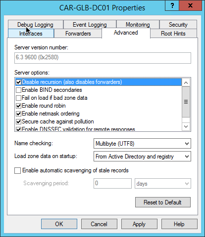 Figure 17: Step 17 of migrating a Linux BIND name server to a Windows Server DNS server. Figure 17: Step 17 of migrating a Linux BIND name server to a Windows Server DNS server.