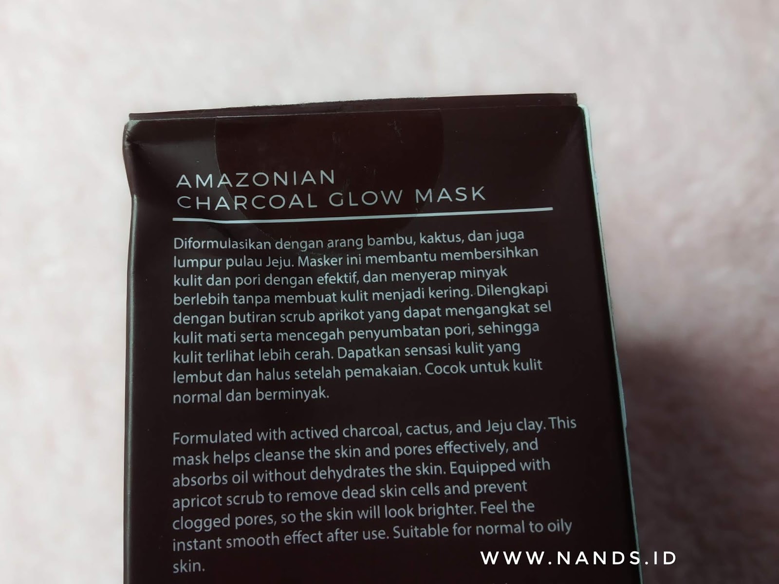 [Review*] Lacoco Amazonian Charcoal Glow Mask Nand's by Anisa