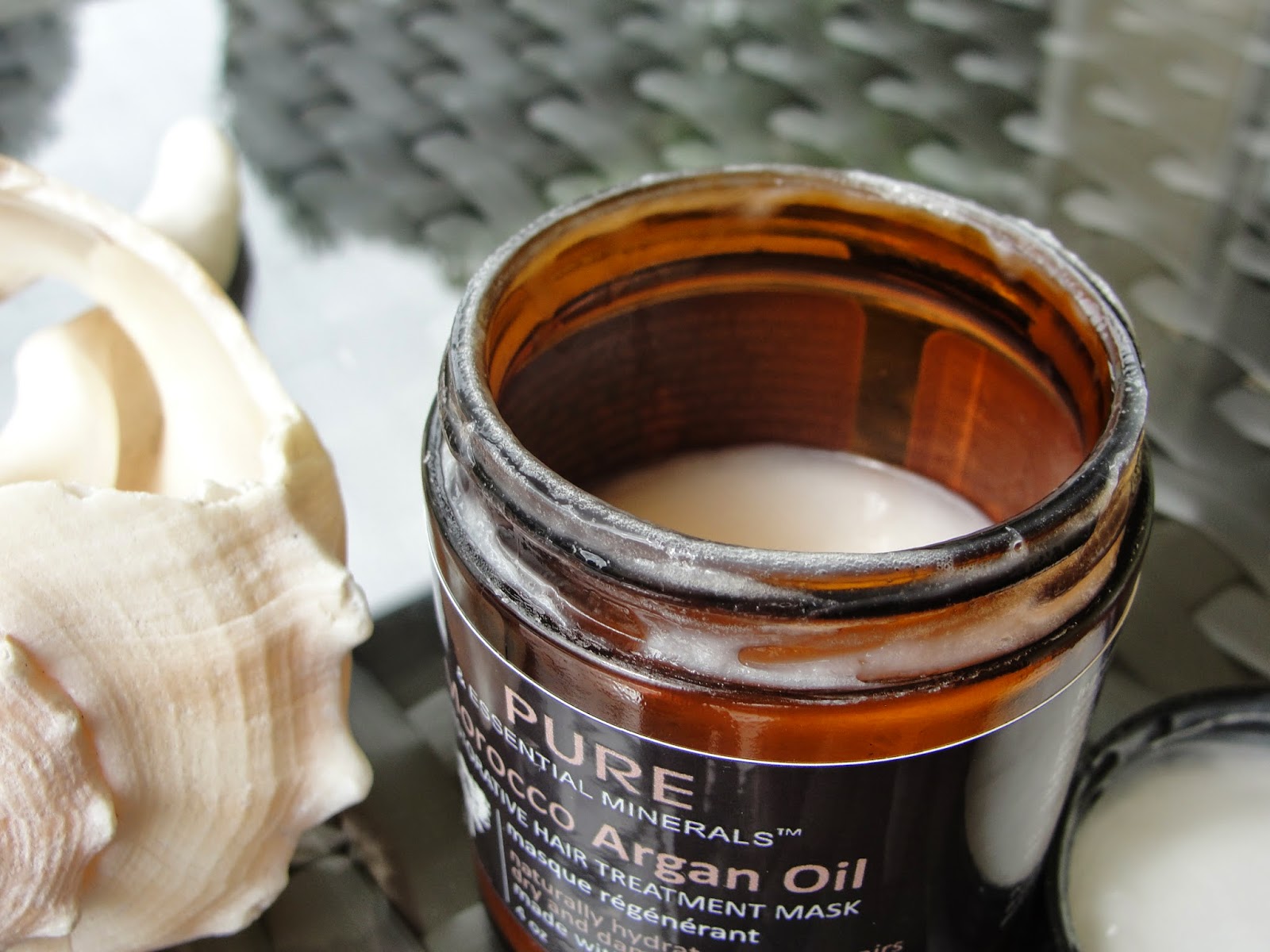 PURE & ESSENTIAL MINERALS Morocco Argan Oil Hair Mask and Dead Sea Mud