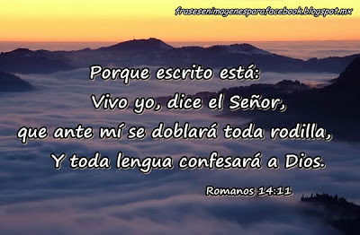 Toda lengua confesará a Dios confesiones cristianas frases en imagenes