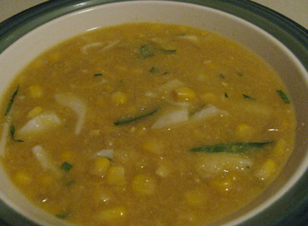 Real Food Fast!: Corn chowder with seafood