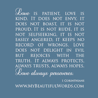 My Beautiful Words.: Love Always Perseveres...