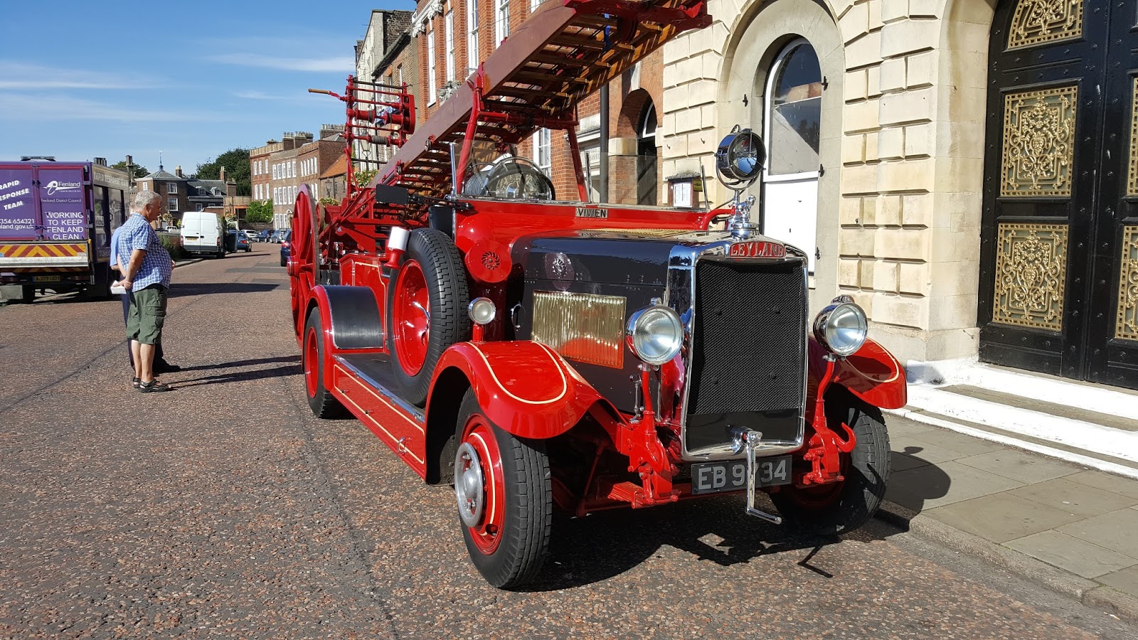 Retro Brit Vivien The Vintage Fire Engine.