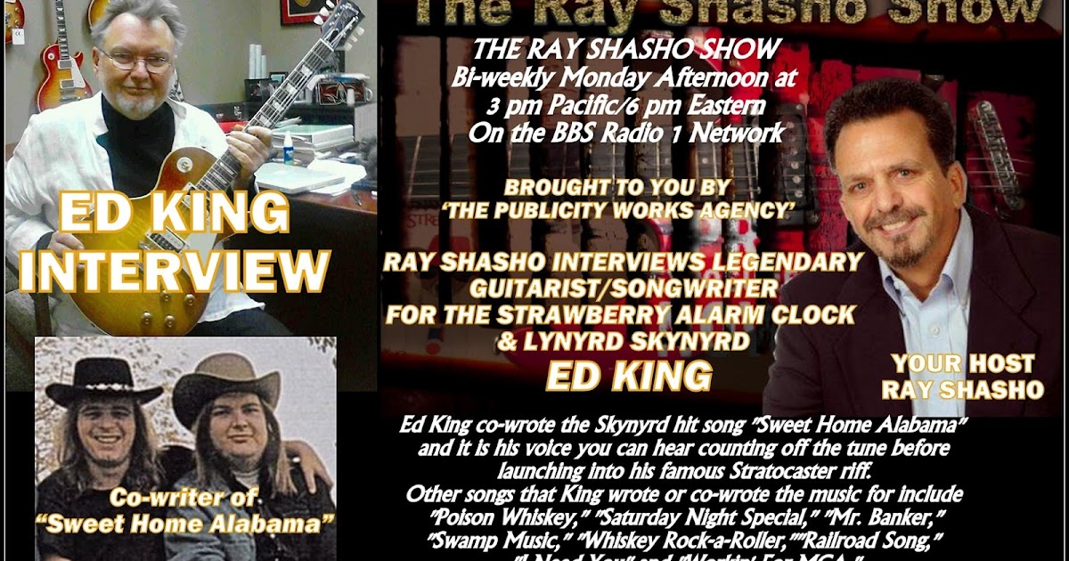 The Classic Rock Music Reporter THE RAY SHASHO SHOW 'ED KING