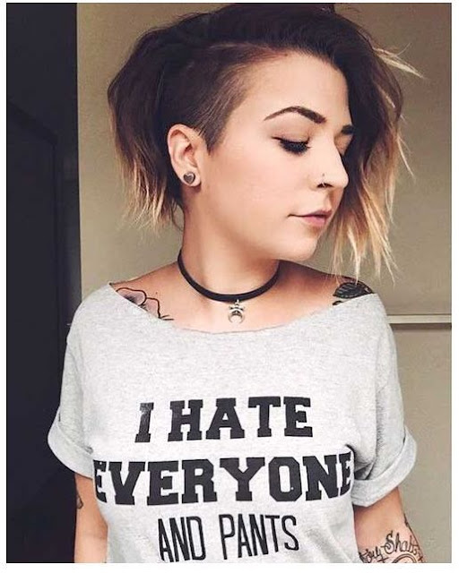 ✘ 26 Cute and Stunning Undercut Short Haircuts For Girls The undercut hairstyle could be a stylish choice for ladies ✘ 26 Cute and Stunning Undercut Short Haircuts For Girls