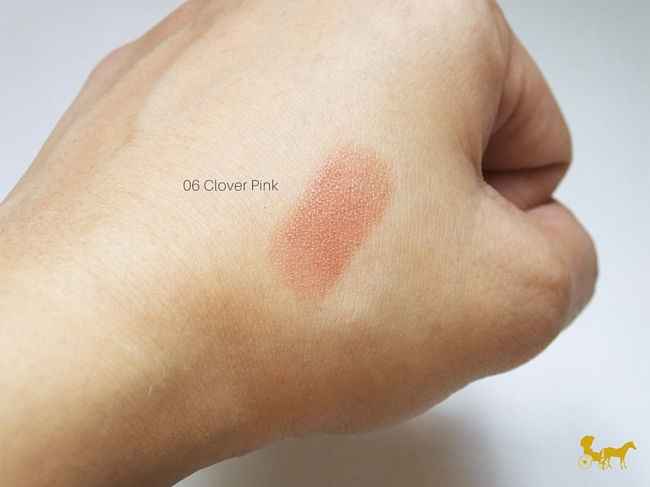 The body shop colour glide lipstick in clover pink swatch
