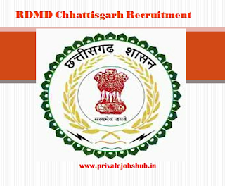 RDMD Chhattisgarh Recruitment RDMD Chhattisgarh Recruitment