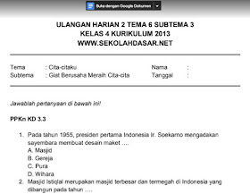 Ilmu Pengetahuan 10 Soal Ulangan Harian K13 Kelas 4 Tema 6 Subtema 3
