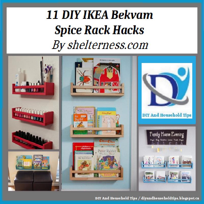 DIY And Household Tips 11 DIY IKEA Bekvam Spice Rack Hacks