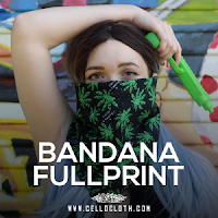 Custom Bandana Full Printing Full Color Bahan Serena & Polyester
