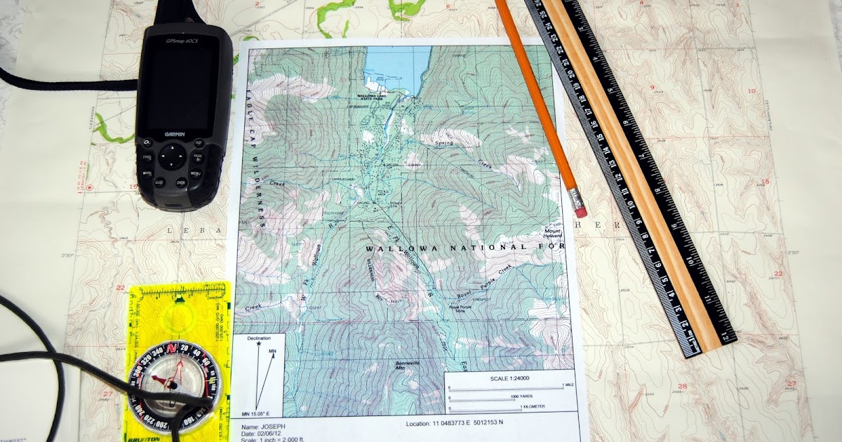 Navigating a Topographic Map  Outdoor Quest