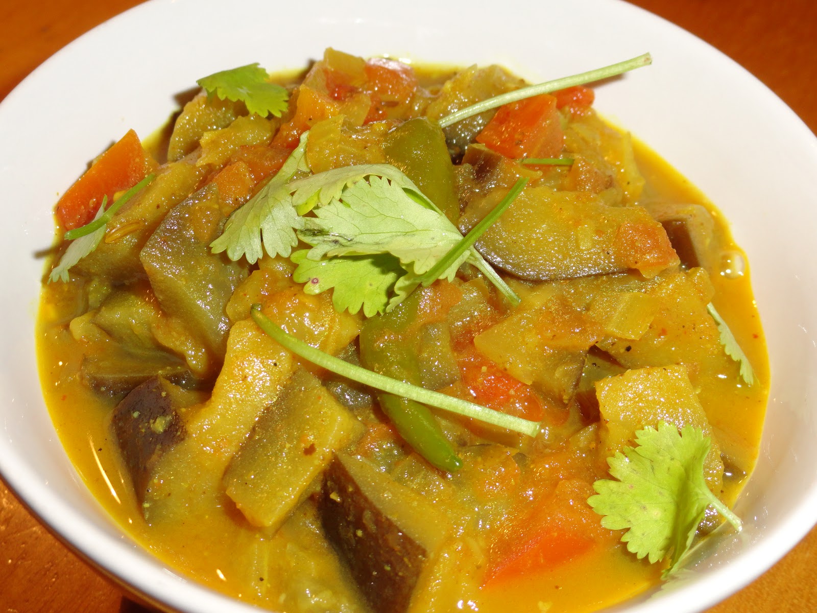 Eat n Eat little More Aubergine Masala/Baingan Masala/Eggplant masala