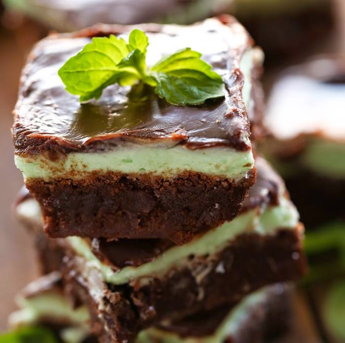 Yummy recipes around the world Mint Brownies